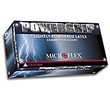 Image of Microflex Powergrip Lightly-Powdered Latex Gloves, Microflex PG-199-L, Pack of 100