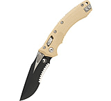 Image of Microtech Amphibian Ram-Lok Black Part Serrate G-10 3.875in Folding Knife