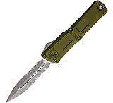 Image of Microtech Combat Troodon D/E Gen III Apocalyptic Partial Serrated 4in Automatic Folding Knife