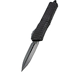 Image of Microtech Combat Troodon Delta Frag Shadow Fluted DLC Hareware Nickel Boron Internals 3.8in Folding Knife