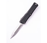 Image of Microtech Combat Troodon LT D/E Stonewash Part Serrate 3.8in Automatic Folding Knife