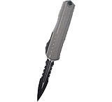Image of Microtech Cypher II D/E Black Part Serrate 3.55in Folding Knife