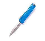 Image of Microtech Cypher II D/E Stonewash Standard 3.55in Automatic Folding Knife
