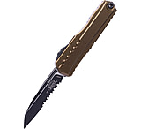 Image of Microtech Cypher II S/E Black Part Serrate 3.55in Folding Knife