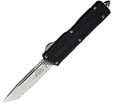 Image of Microtech Scarab II Gen III T/E Stonewash Full Serrate 3.95in Folding Knife