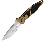 Image of Microtech Socom Elite T/E-Auto Stonewash Partial Serrated 4.05in Automatic Folding Knife