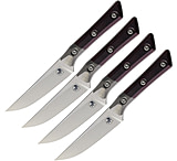 Image of Microtech Steak Knife Set Black Cherry MCT3600B10SETBC