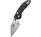 Image of Microtech Stitch S/E Ram - Lok Fluted G-10 Part Serrate 3.71in Folding Knife