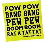 Image of Miculek Pew Pew Sticker