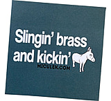 Image of Miculek Slingin' Brass Sticker