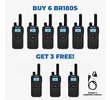 Image of Midland Radio BR180 BizTalkR 6 Single Radios + 3 FREE - BR180BONUS3 69EEF7DC
