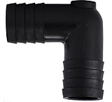 Image of Midland Metal Polyethylene Elbow Union Barb x Barb 3/8in x 3/8in.