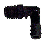 Image of Midland Metal Polyethylene Elbow Union Male Pipe x Barb 3/8in x 1/2in.