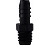 Image of Midland Metal Polyethylene Male Pipe x Barb Union 3/8in x 1/2in.