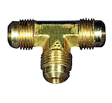 Image of Midland Metal Sae 45 Degree Flare Reducing Tee - 1/2in x 1/2in x 3/8in.,