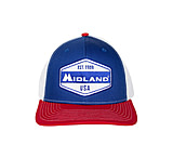 Image of Midland Radio Midland Est. 1959 Crest Hat - Red, White, and Blue 32B94BF8