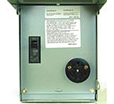 Image of Midwest Electric Unmetered Surface Power Outlets 30A Single with Circuit