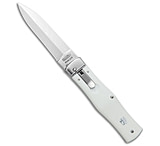 Image of Mikov 241 Predator Lever Lock Automatic Knife ABS White 3.7 Polish 85CCBF24