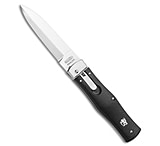 Image of Mikov Predator Lever Lock Dagger Auto Knife Black 3.75 Polish Pocket Clip 9F7BDC98