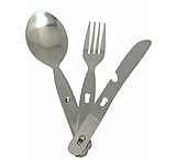Image of MIL-TEC 3-Piece Stainless Steel Camping Eating Utensil