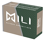 Mili Ammunitions Custom Defense 9mm Luger 115 Grain Full Metal Jacket Brass Cased Pistol Ammunition