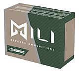 Mili Ammunitions Custom Defense .223 Remington 55 Grain Full Metal Jacket Brass Cased Rifle Ammunition
