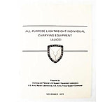 Image of Military Surplus All Purpose Lightweight Individual Carrying Equipment Alice Manual