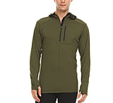 Image of Minus33 Microweight - Men's Wool 1/4 Zip Sun Hoodie Woolverino 79FE63ED