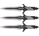 Image of Master Cutlery Fixed Blade Throwing Knife Set 3pc, 4.5in Double Edge