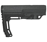 Image of Mission First Tactical Battlelink Minimalist Stock Military For Mil Spec Size 1.148 Diameter Receiver Extensions Gray BMSMILGY
