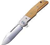 Image of MKM Clap Linerlock Natural Micarta Folding Knife