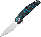 Image of MKM Goccia Linerlock Artic Storm 3.50 in Carbon Steel Folding Knife