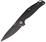 Image of MKM Goccia Linerlock Ti Dark SW 3.50 in Stainless Steel Folding Knife