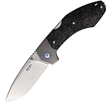Image of MKM Hero Lockback CF 3.50 in Carbon Steel Folding Knife