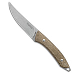Image of MKM Mercury Trek Fixed Blade Knife Green Canvas Micarta Handle 5.1 Satin F570B90E