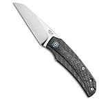 Image of MKM Ice MagnaCut Liner Lock Knife Black Carbon Fiber 2.6 Satin 72D2ECC6