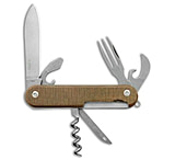 Image of MKM Malga 6 Multi-Tool Knife Natural Micarta 7-in-1 MP06-NC 96A28EA0
