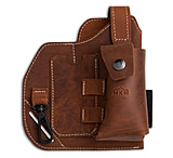 Image of MKM-Maniago Knife Makers Leather EDC Belt Organizer - Brown 5DBBF040