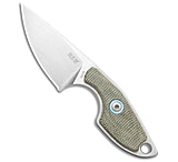 Image of MKM Voxnaes Mikro 1 Fixed Blade Knife Green Canvas Micarta 2 SW 7060EB98