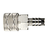 Image of Moeller 033484-10 Chrome Plated Brass Female Fuel Line Engine Connector For Chrysler/Force 3/8" Barb