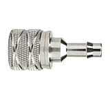 Image of Moeller 033467-10 Chrome Plated Brass Female Fuel Line Engine Connector For Suzuki 5/16" Barb