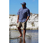 Image of Mojo Sportswear Company Coastal Plaid Shirt Short Sleeve - Mens