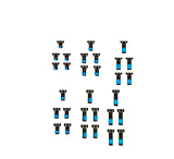 Monstrum 8-40 Gunsmithing Screw Pack, 6mm, 8mm, and 10mm Length in Standard and Flat Head with Torx T10 Head, T27