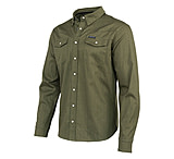 Image of Montana Knife Company MAIN STREET PEARL SNAP LONG SLEEVE - OLIVE KNIFE PRINT 27AF77AA
