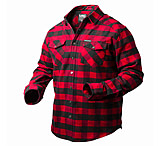 Image of Montana Knife Company MKC HEAVYWEIGHT FLANNEL - RED 20D16C86