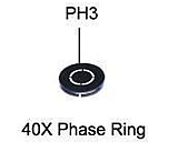 Image of Motic Instruments Phase Ring PH3 40X Ae SW0123AK