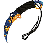 Image of Mtech Karambit Fixed Blade Blue