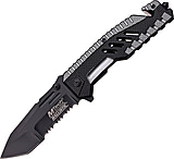 Image of Mtech Rescue Linerlock A/O Gray Folding Knife