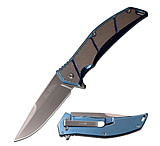 Image of Mtech Spring Assisted Folding Knive, 3.75in Blade, 3CR13 Stonewached/Polished Blade Knive