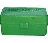MTM Case-Gard 50 Rifle Ammo Boxes .22 Bench Rest &amp; 6mm PPC Green